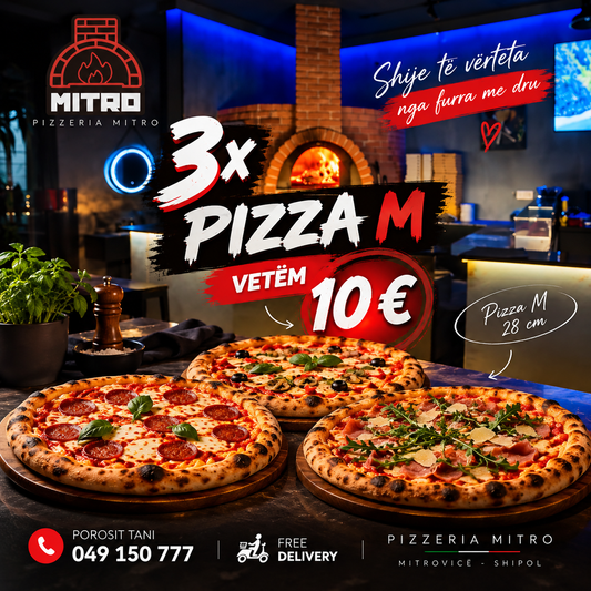 3 x Pizza M